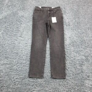 Cosmic Blue Love Jeans Womens 29 Black Studio City Straight Stretch 29x27.5* NWT